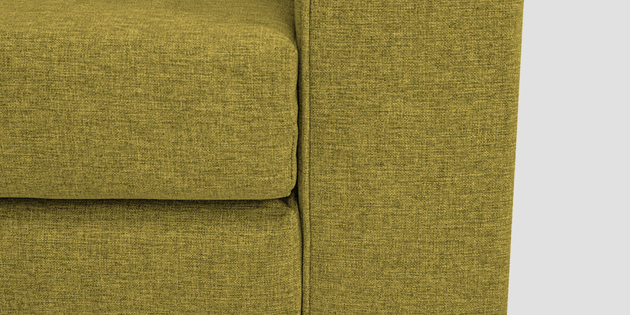 Kenia Fabric 3 Seater Foldable Sofa Cum Bed In Parrot Green Colour - Febonic Living