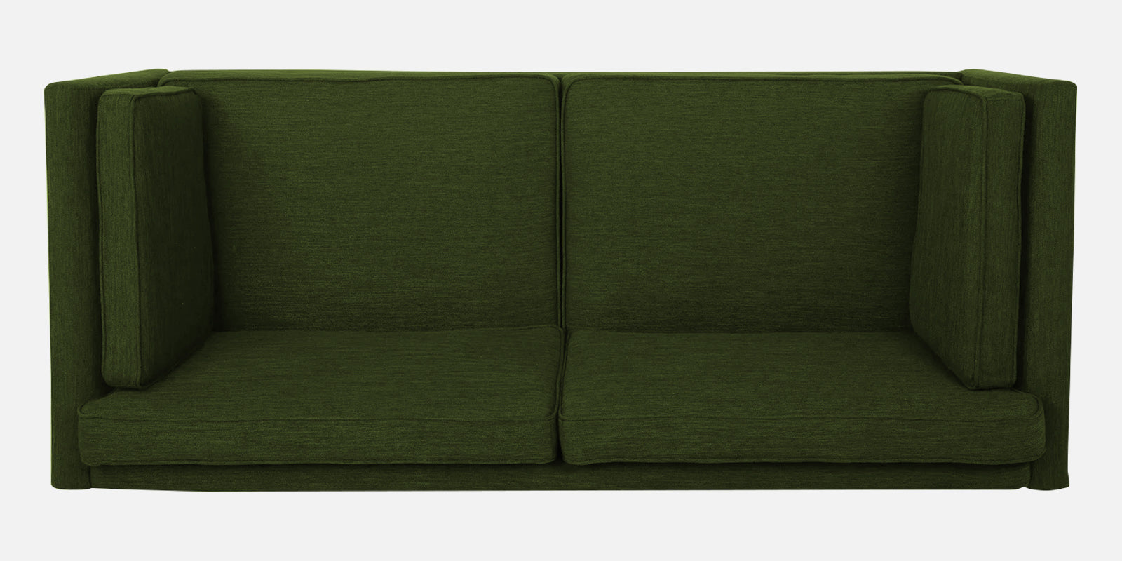 Nigar Fabric 3 Seater Sofa in Olive Green Colour