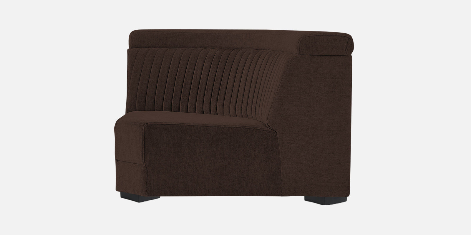 Draco Fabric 6 Seater Corner Sofa In Coffee Brown Colour - Febonic Living