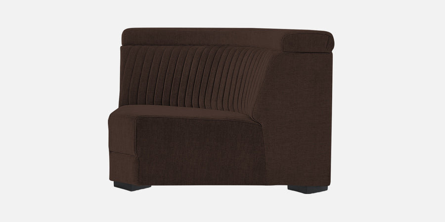 Draco Fabric 6 Seater Corner Sofa In Coffee Brown Colour - Febonic Living