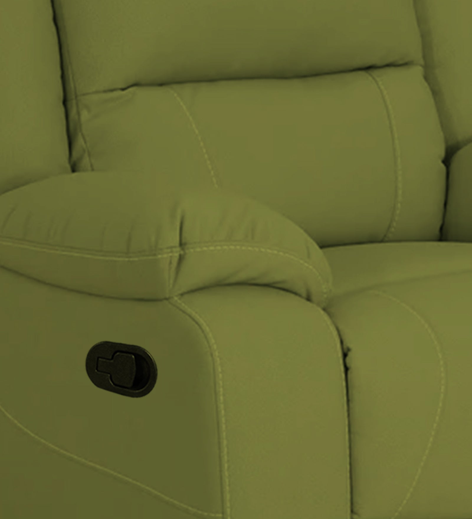 Adley Fabric Manual 1 Seater Recliner In Lime Green Colour