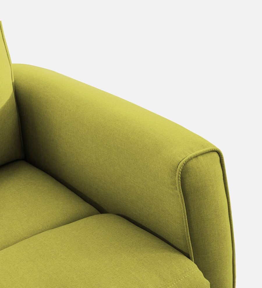 Logan Fabric 1 Seater Motorized Recliner In Parrot Green Colour - Febonic Living