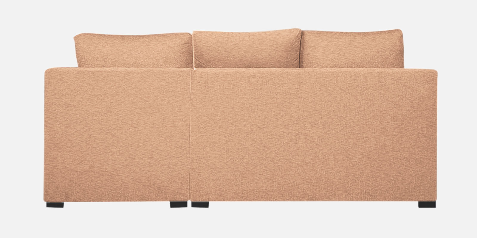 Jody Fabric 3 Seater Pull Out Sofa Cum Bed In Cosmic Beige Colour