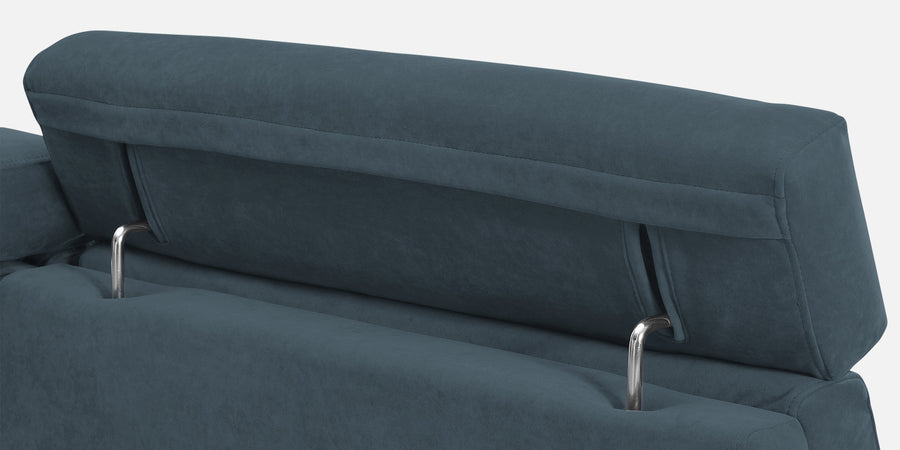 Hiro Fabric 3 Seater Sofa In Cobalt Blue Colour - Febonic Living