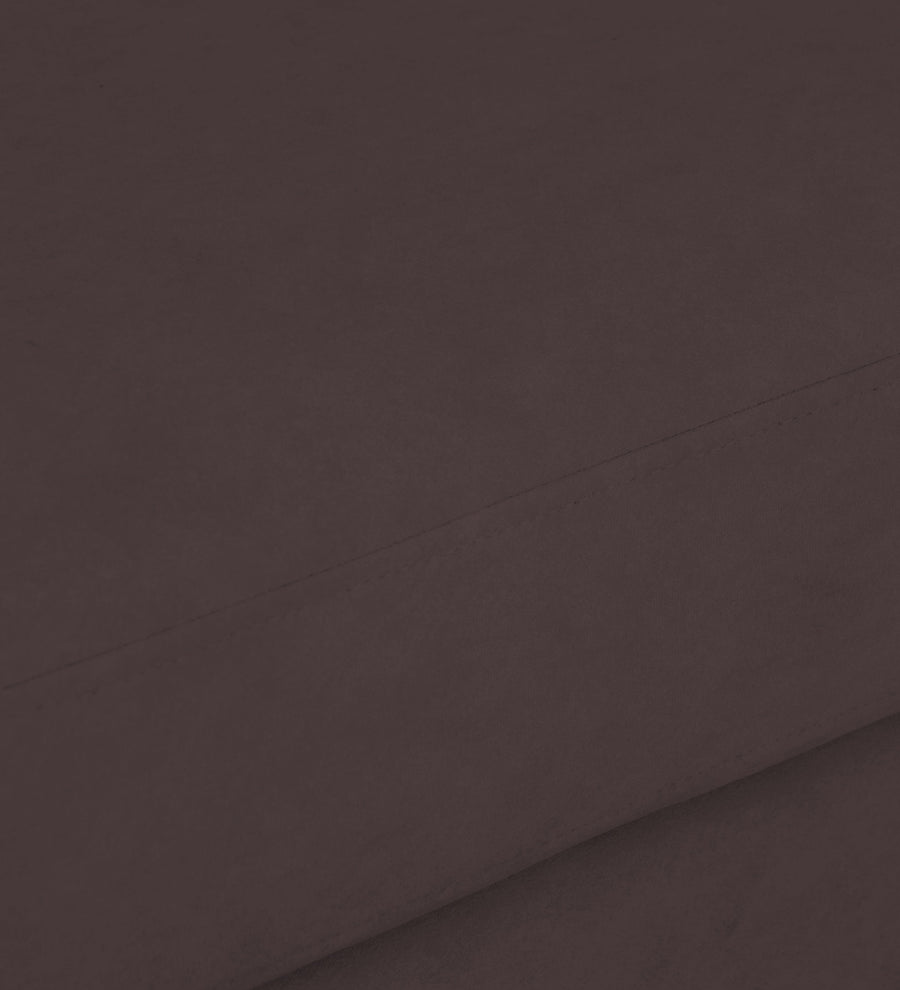 Motra Velvet 1 Seater Sofa In Mocha Brown Colour - Febonic Living