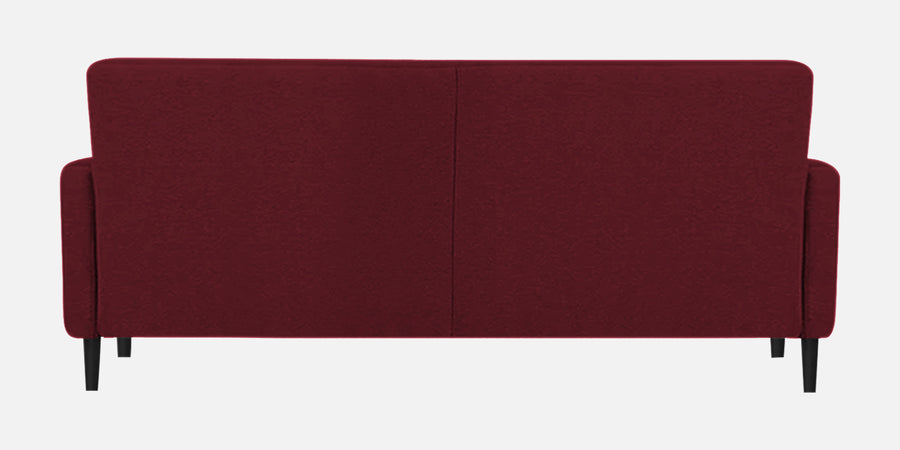 Marq Fabric 3 Seater Sofa In Blood Maroon Colour - Febonic Living