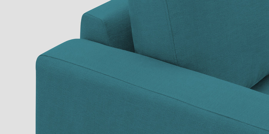 Esha Fabric 3 Seater Sofa In Water Blue Colour - Febonic Living