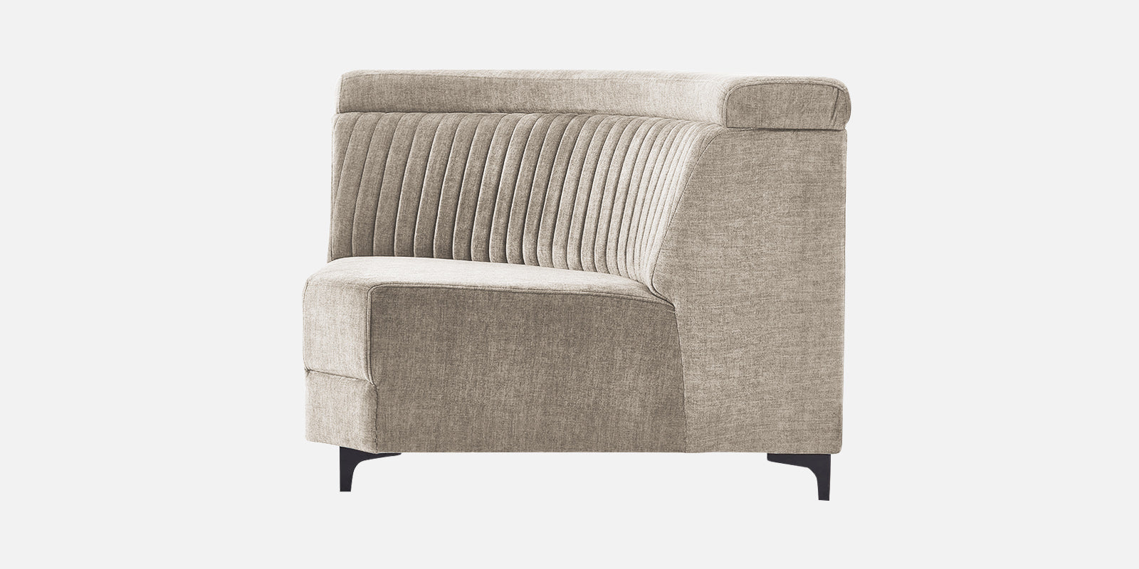 Draco Fabric Corner Sofa in Khaki Beige Colour