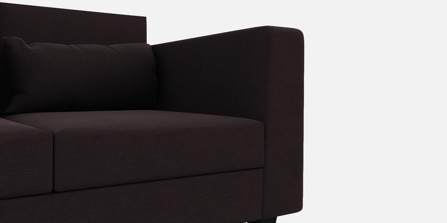 Nipul Fabric 2 Seater Sofa In Cara Brown Colour - Febonic Living