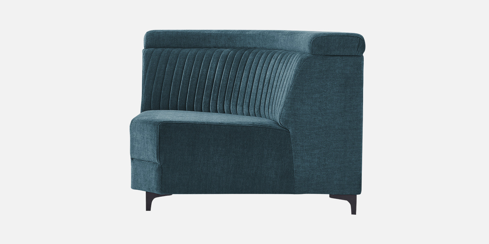 Draco Fabric Corner Sofa in Harbour Blue Colour