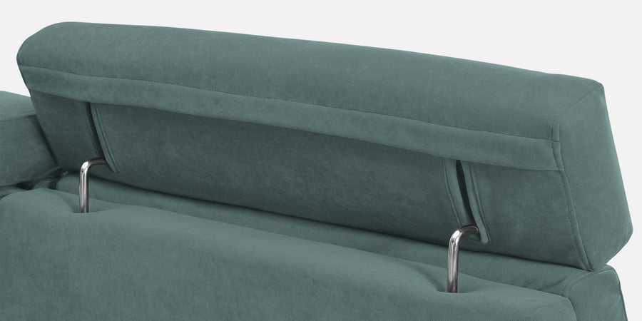 Hiro Fabric 3 Seater Sofa In Pista Green Colour - Febonic Living