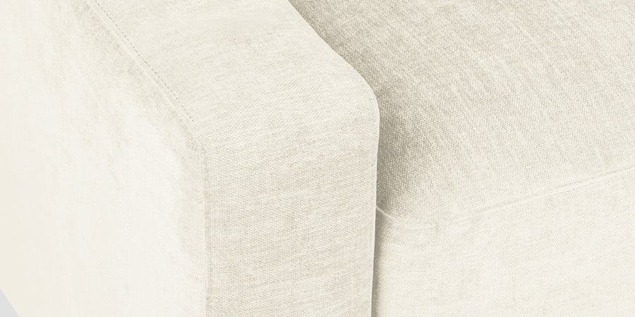 Dara Fabric 2 Seater Sofa In Ivory Cream Colour - Febonic Living