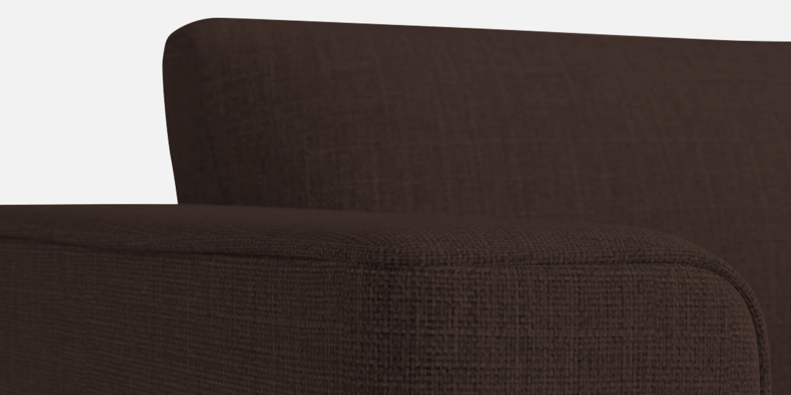 Kenia Fabric 2 Seater Convertible Sofa Cum Bed in Coffee Brown Colour