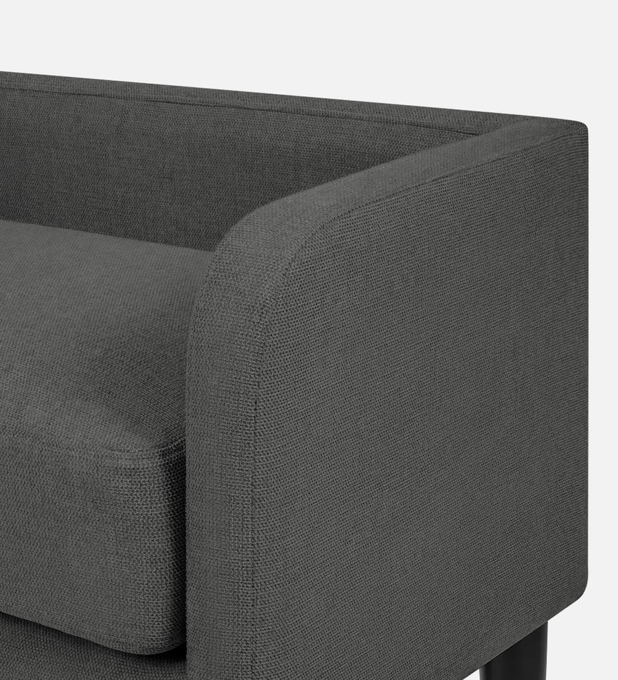 Maya Fabric Bench In Charcoal Grey Colour - Febonic Living