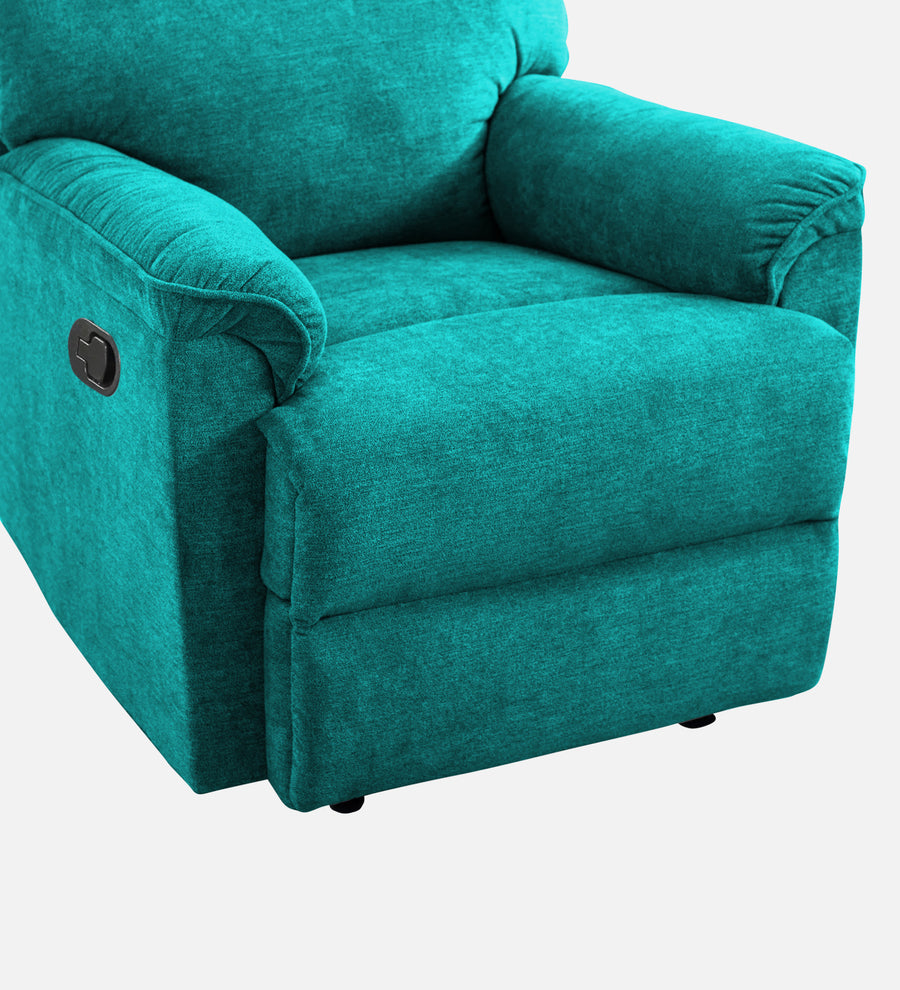 Abby Fabric 1 Seater Motorized Recliner In Sea Green Colour - Febonic Living