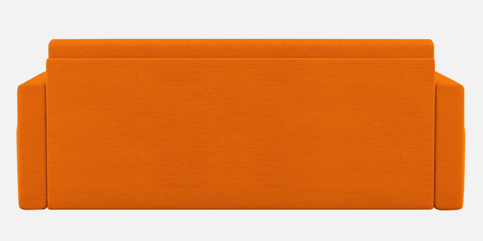 River Fabric 3 Seater Pull Out Sofa Cum Bed In Vivid Orange Colour