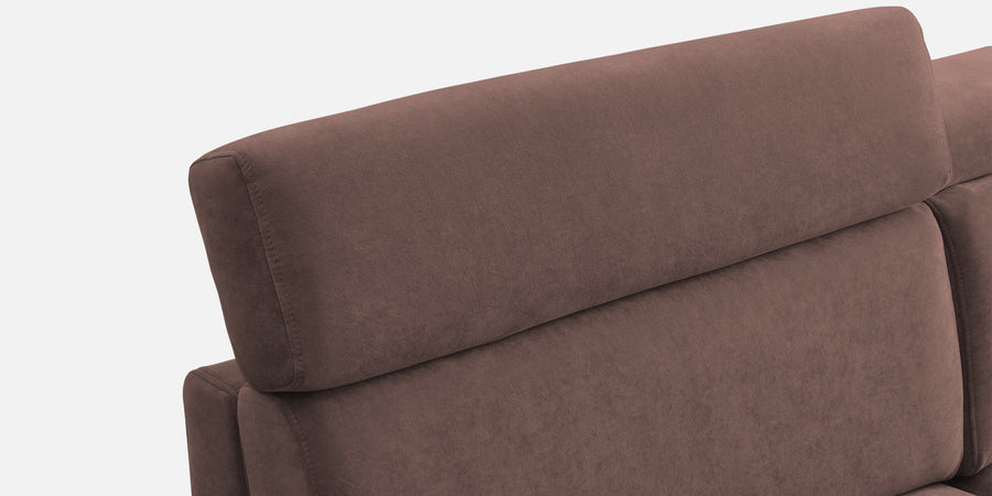 Hiro Fabric 3 Seater Sofa In Berry Wine Colour - Febonic Living