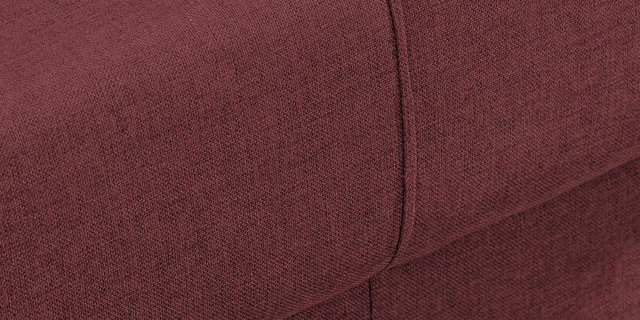 Devo Fabric 3 Seater Sofa In Blaze Red Colour - Febonic Living