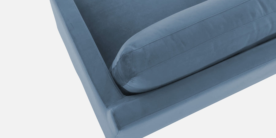 Jones Velvet Rhs Sectional Sofa 3 Lounger In Oxford Blue Colour - Febonic Living