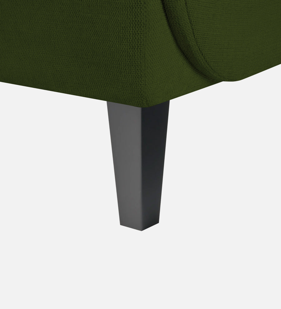 Siddy Fabric 1 Seater Sofa In Olive Green Colour - Febonic Living
