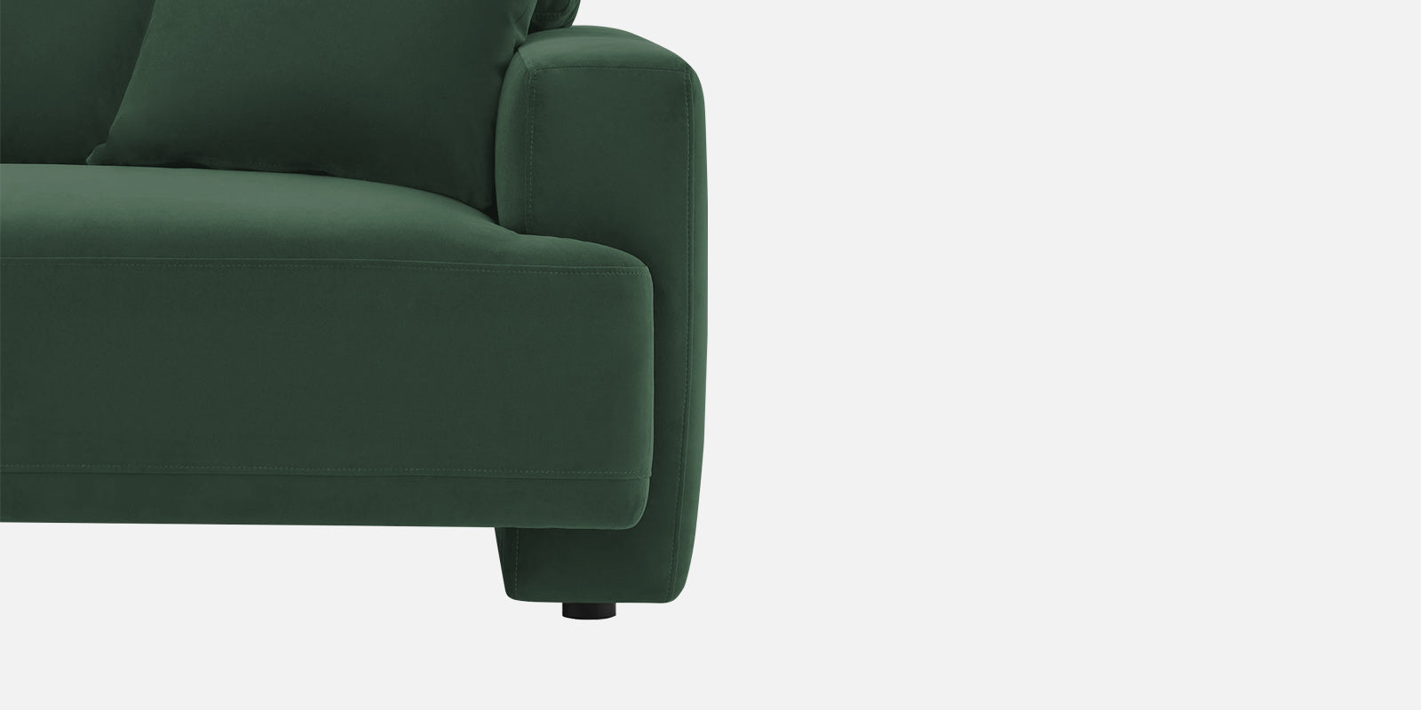 Kosta Velvet 3 Seater Sofa in Amazon Green Colour