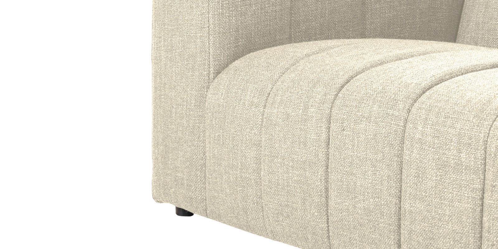 Lara Fabric 2 Seater Sofa in Ivory Cream Colour