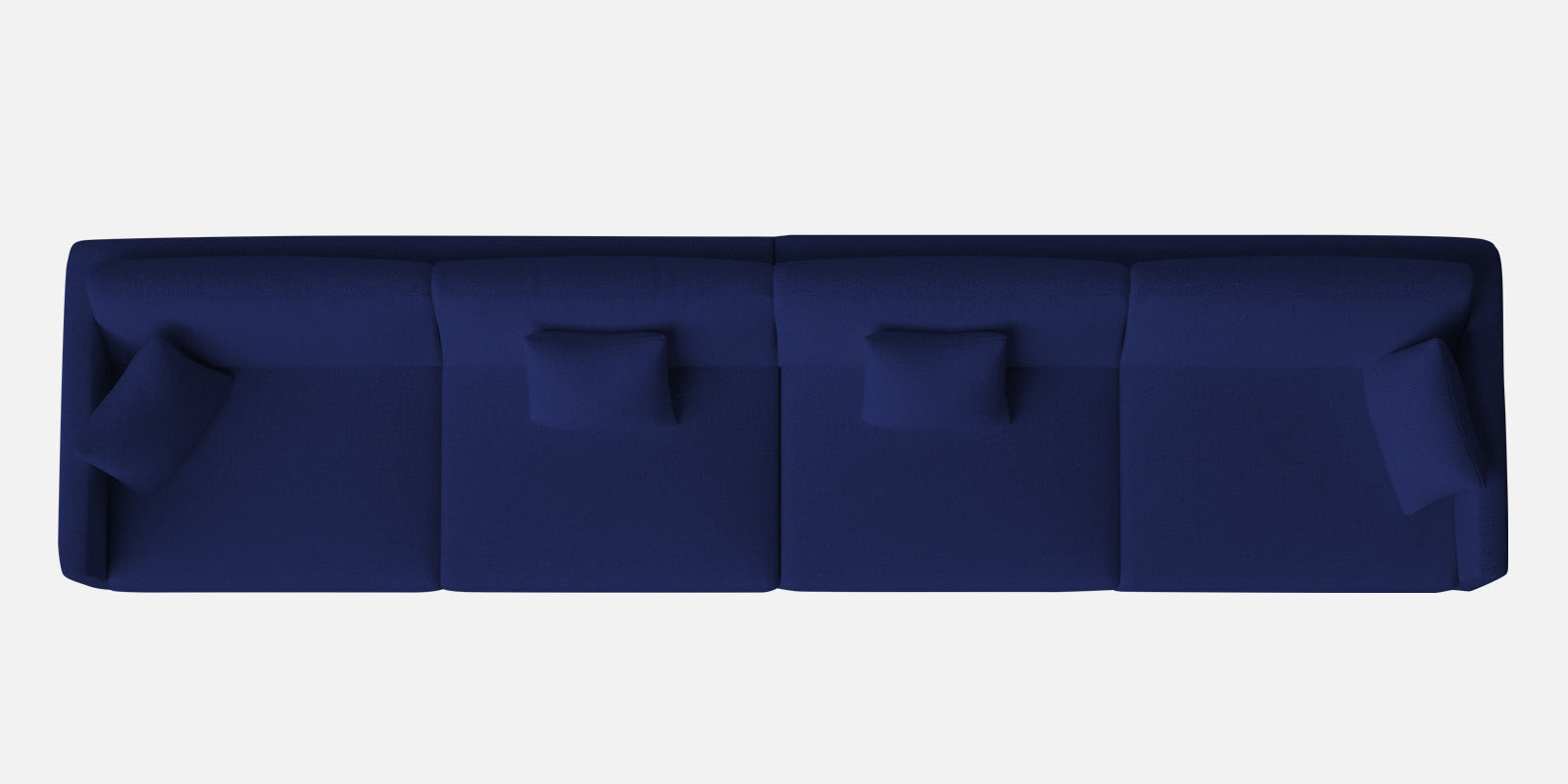 Casso Velvet 4 Seater Sofa in Imperial Blue Colour