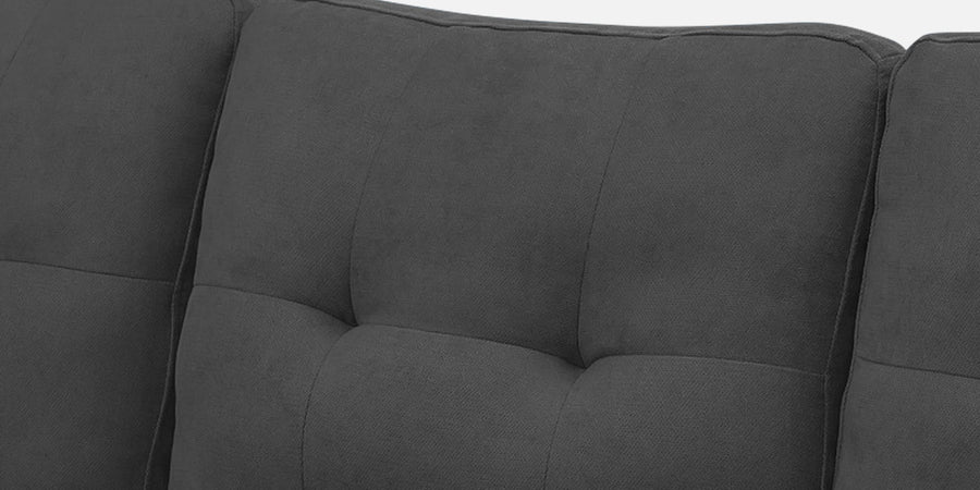 Thomas Fabric Rhs Sectional Sofa 3 Lounger In Charcoal Grey Colour - Febonic Living