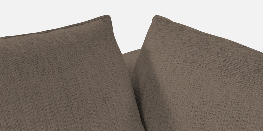 Ziggy Fabric Lhs Sectional Sofa 3 Lounger In Hazel Beige Colour - Febonic Living