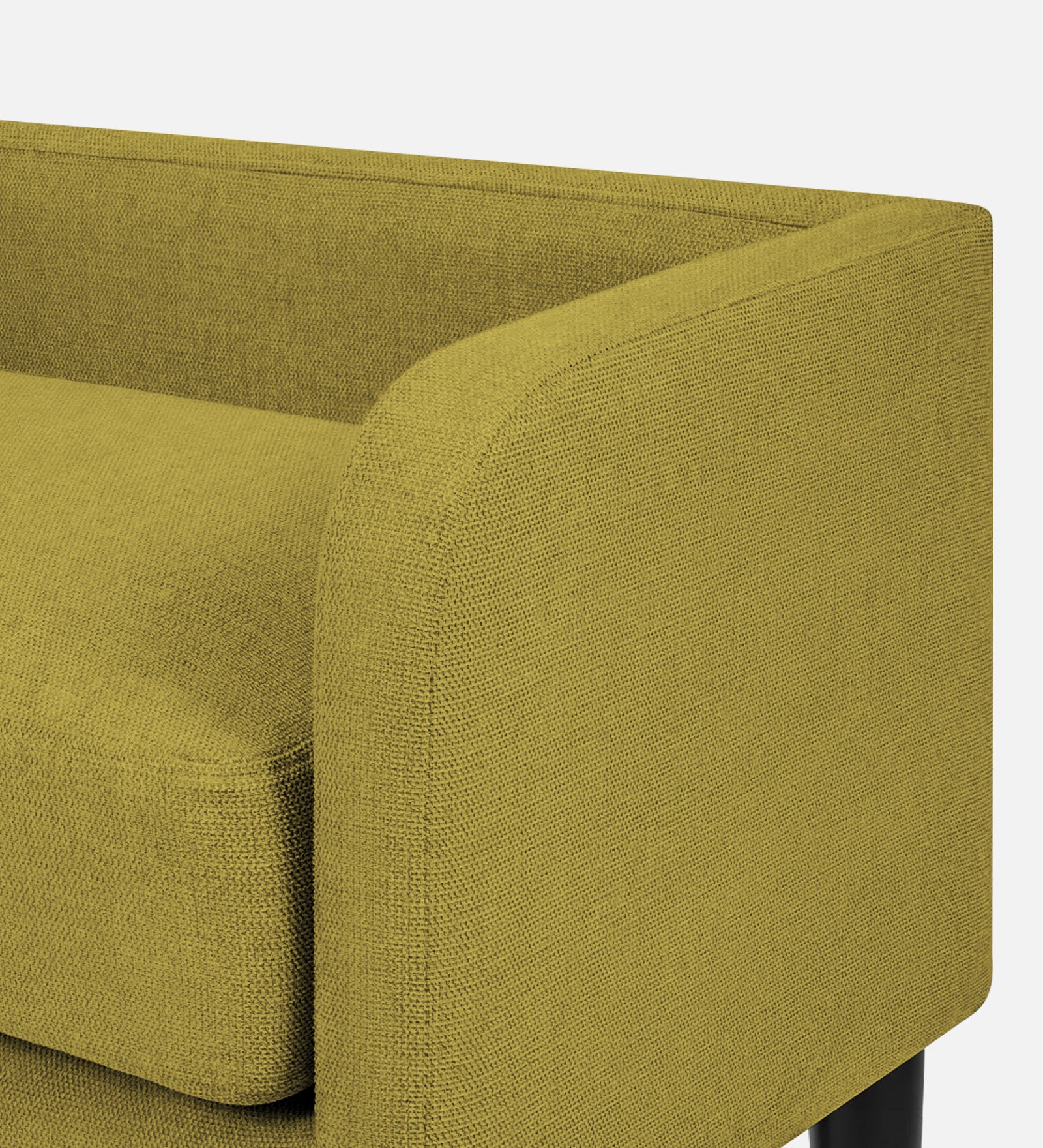 Maya Fabric Bench In Parrot Green Colour