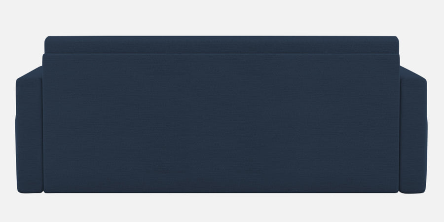 River Fabric 3 Seater Pull Out Sofa Cum Bed In Denim Blue Colour - Febonic Living