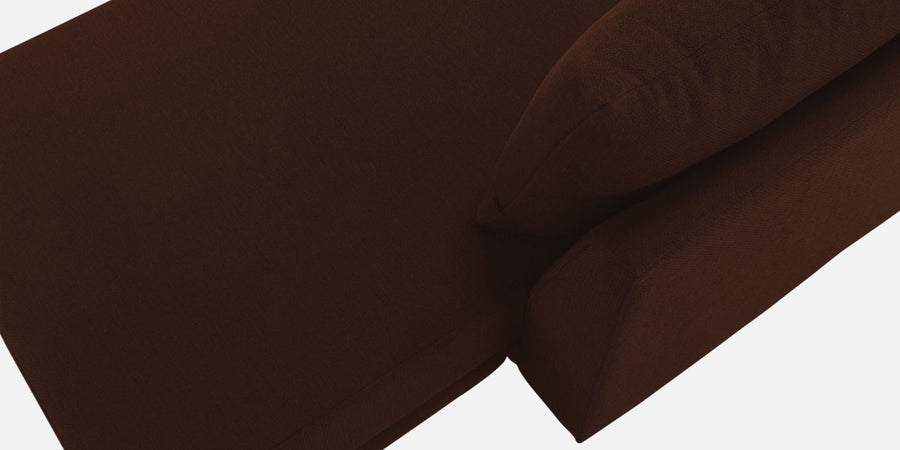 Ira Fabric Rhs 6 Seater Convertible Sofa Cum Bed In Coffee Brown Colour - Febonic Living