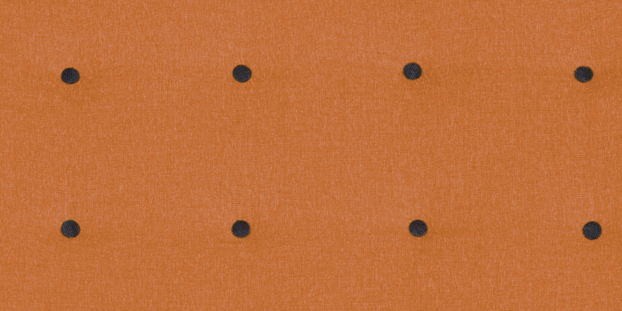 German Fabric 3 Seater Sofa In Dark Orange Colour - Febonic Living