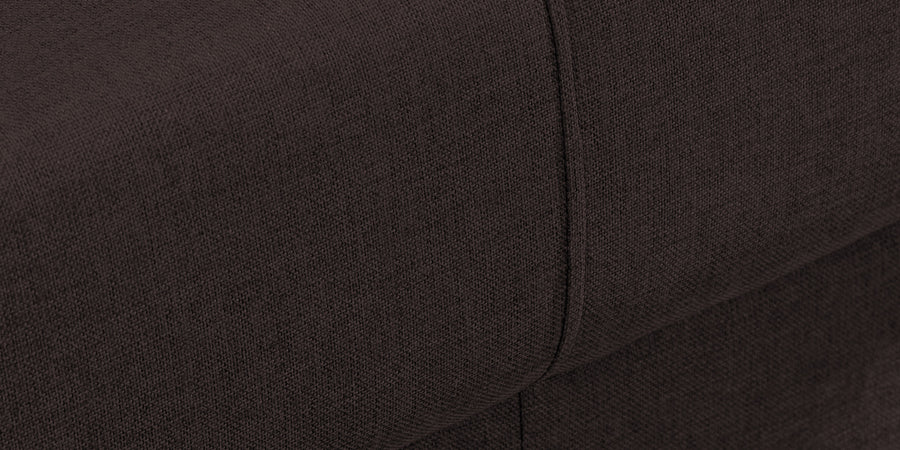 Devo Fabric 2 Seater Sofa In Dark Brown Colour - Febonic Living