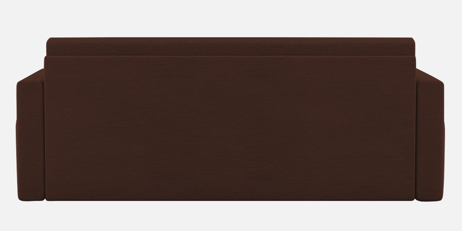 River Fabric 3 Seater Pull Out Sofa Cum Bed In Coffee Brown Colour - Febonic Living