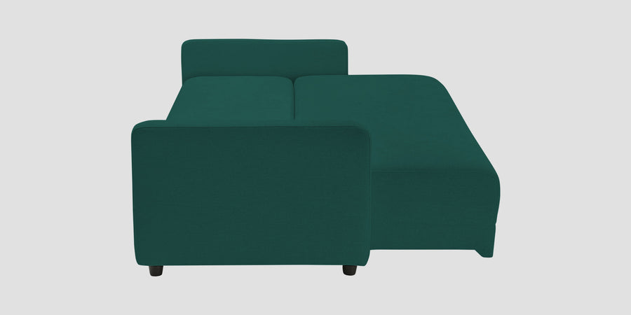 Leora Fabric 3 Seater Convertible Sofa Cum Bed In Sage Green Colour - Febonic Living