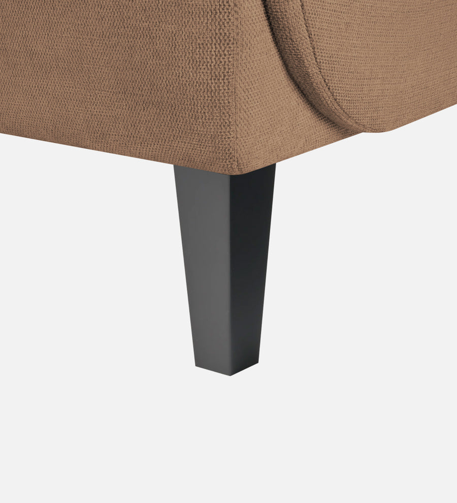 Siddy Fabric 1 Seater Sofa In Cookie Beige Colour - Febonic Living