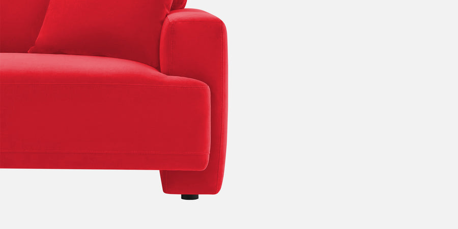 Kosta Velvet 2 Seater Sofa In Ox Blood Maroon Colour - Febonic Living