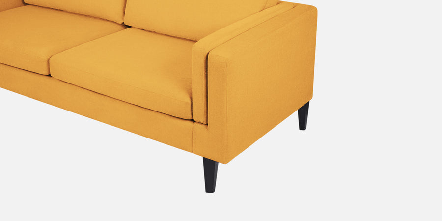 Jasper Velvet 2 Seater Sofa In Turmeric Yellow Colour - Febonic Living