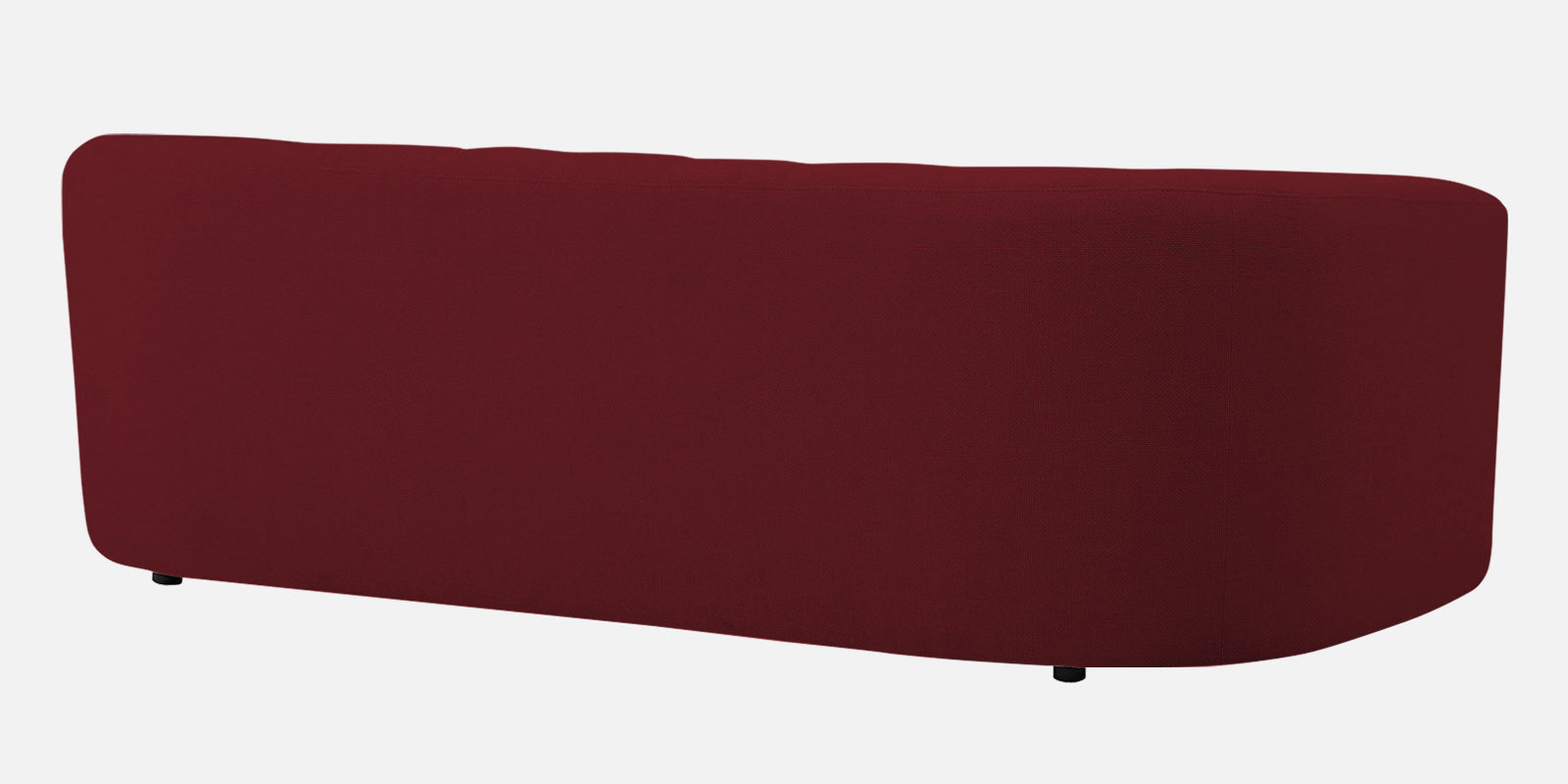 Mara Fabric 3 Seater Sofa In Blood Maroon Colour