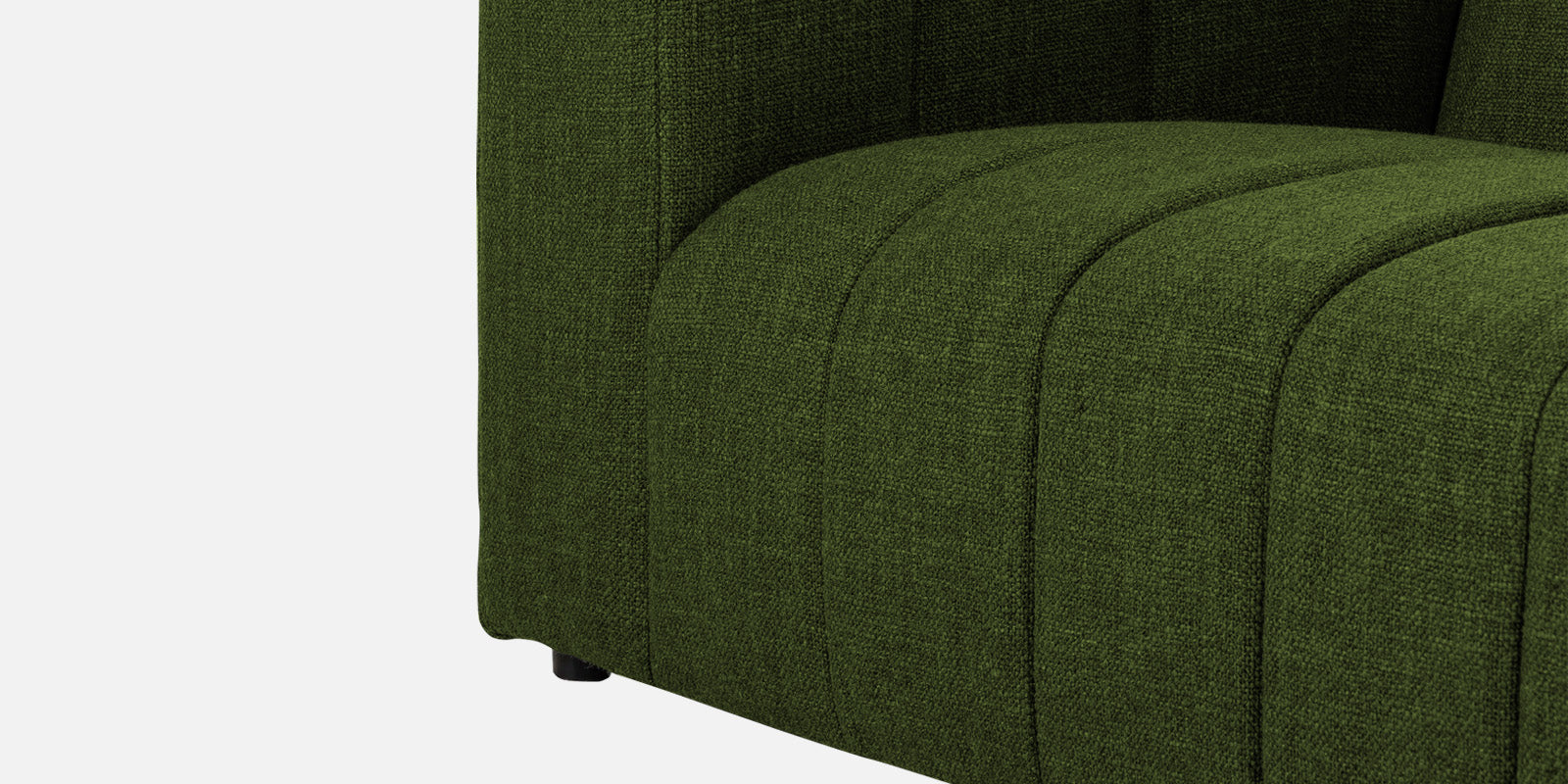 Lara Fabric 2 Seater Sofa in Olive green Colour