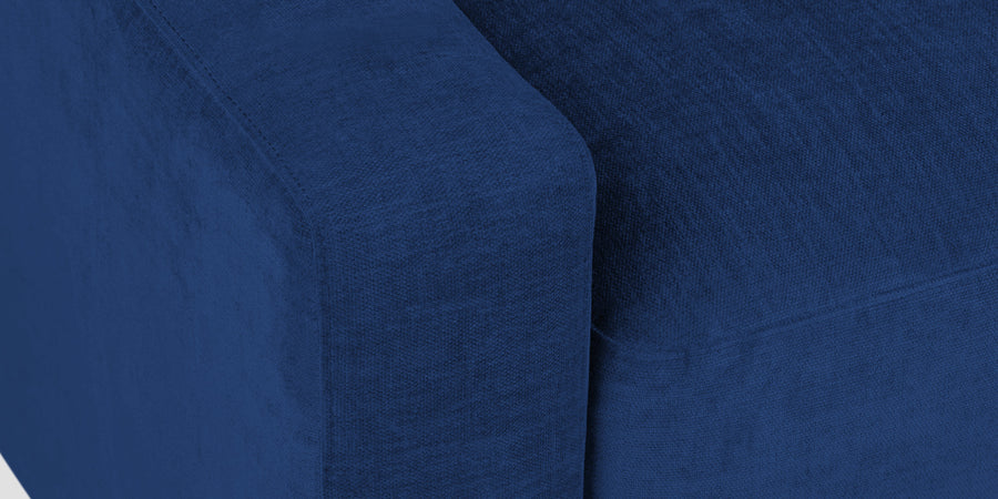 Dara Fabric 3 Seater Sofa In Royal Blue Colour - Febonic Living