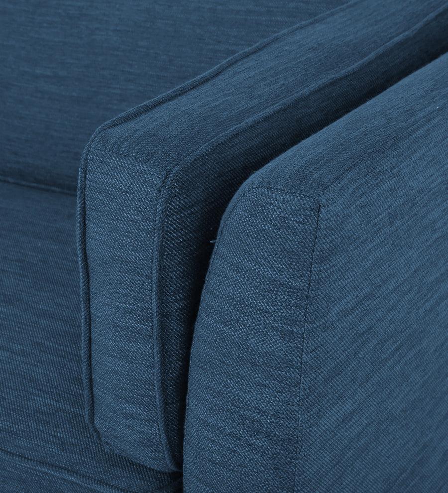 Nigar Fabric 1 Seater Sofa In Light Blue Colour - Febonic Living