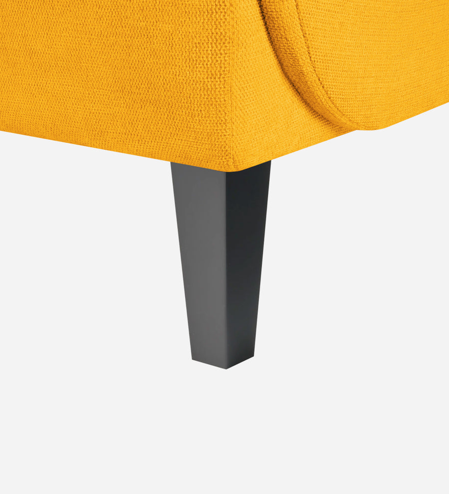 Siddy Fabric 1 Seater Sofa In Bold Yellow Colour - Febonic Living