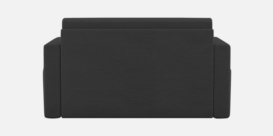 River Fabric 2 Seater Pull Out Sofa Cum Bed In Charcoal Grey Colour - Febonic Living