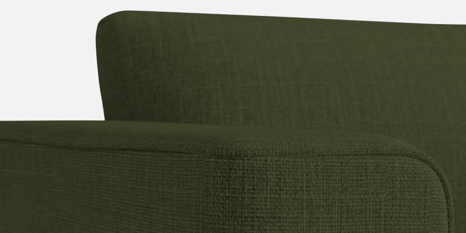 Kenia Fabric 2 Seater Convertible Sofa Cum Bed in Olive Green Colour