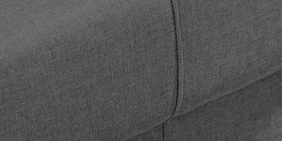 Devo Fabric 3 Seater Sofa In Sudo Grey Colour - Febonic Living