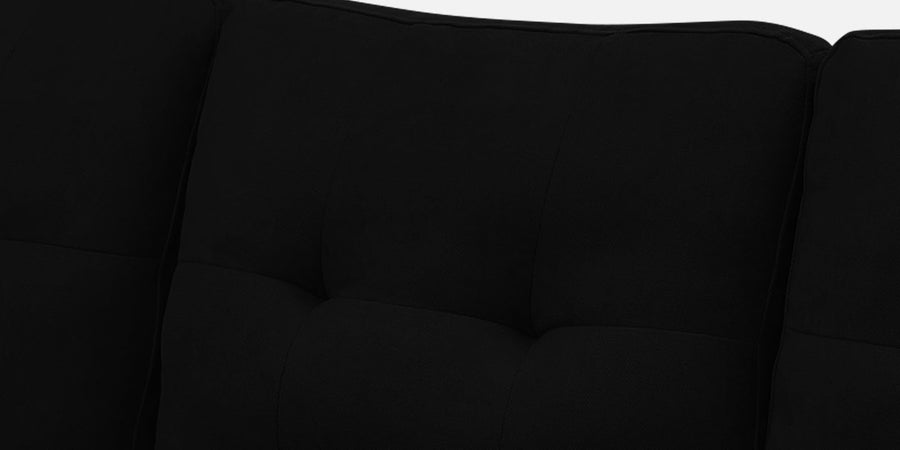 Thomas Fabric Rhs Sectional Sofa 2 Lounger In Zed Black Colour - Febonic Living