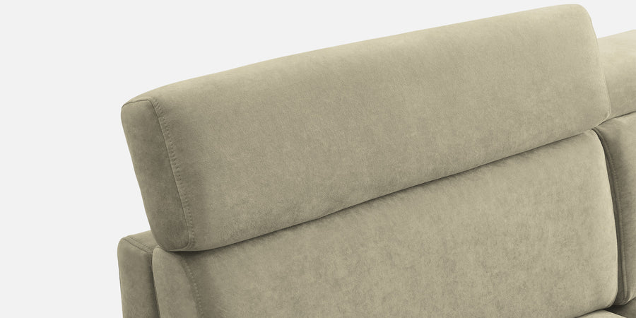 Hiro Fabric 3 Seater Sofa In Carnival Beige Colour - Febonic Living