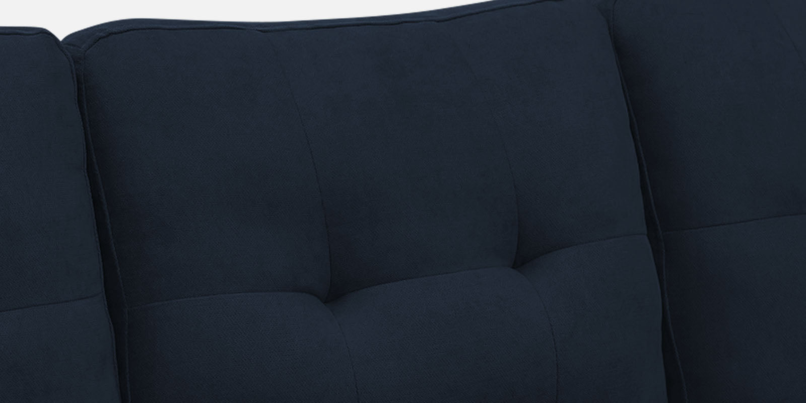 Thomas Fabric LHS Sectional Sofa (2+Lounger) in Denim Blue Colour